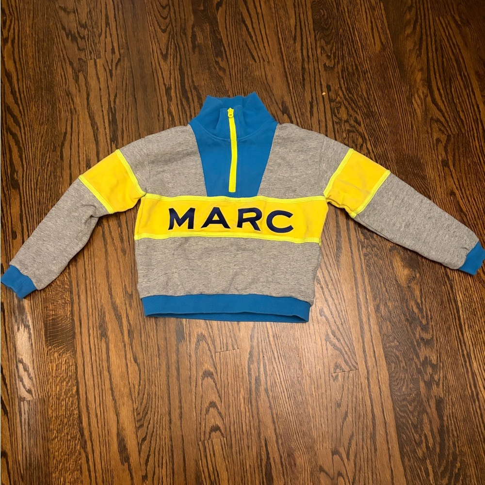 Marc Jacobs Blue and Yellow Knit Top